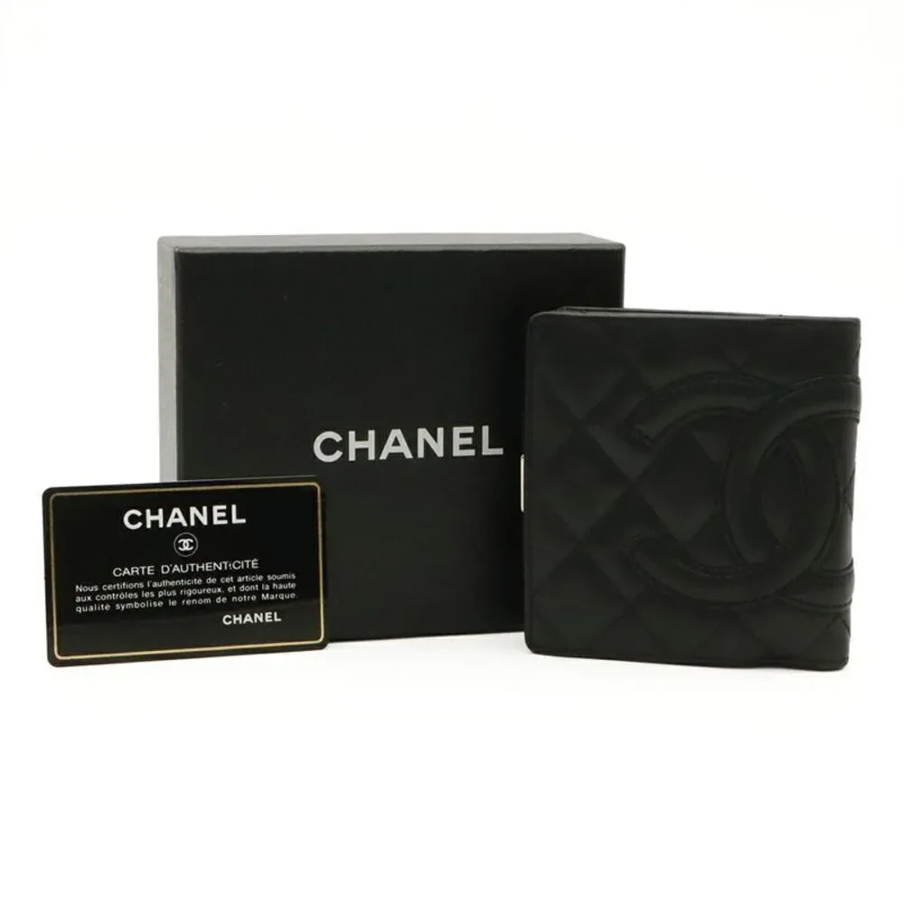 Chanel Cambon Line Kiss-lock Wallet